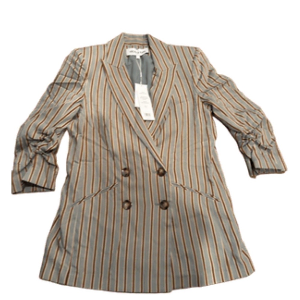 Veronica Beard Multicolor Striped Blazer